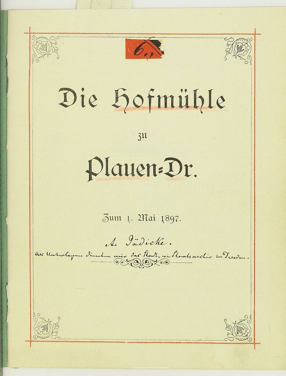 Titelseite des Buches "Die Hofkirche zu Plauen"