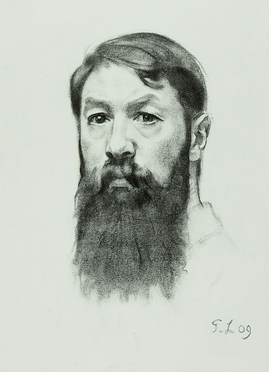 Zeichnung Porträt Georg Lührig