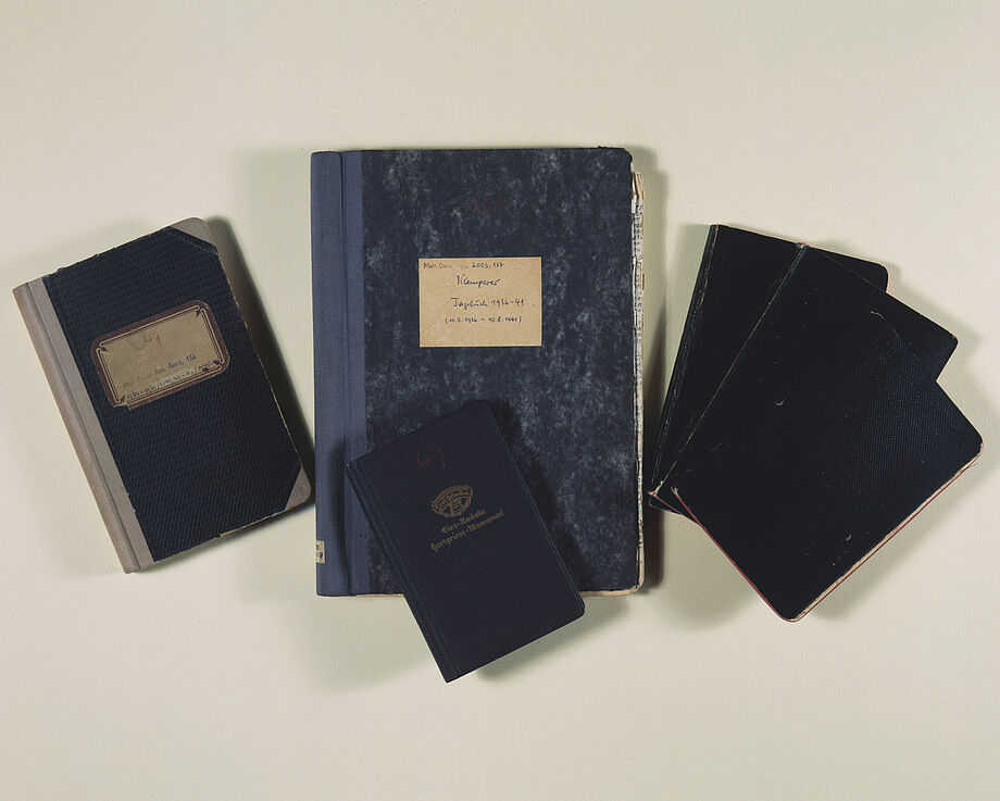 Präsentation einiger Tagebücher von Victor Klemperer 1933-1945