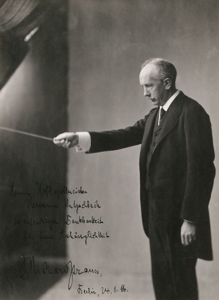 Richard Strauss (c) SLUB, Deutsche Fotothek