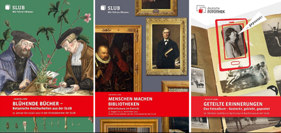Ausstellungsplakate der letzten Jahre, Museum der SLUB Dresden